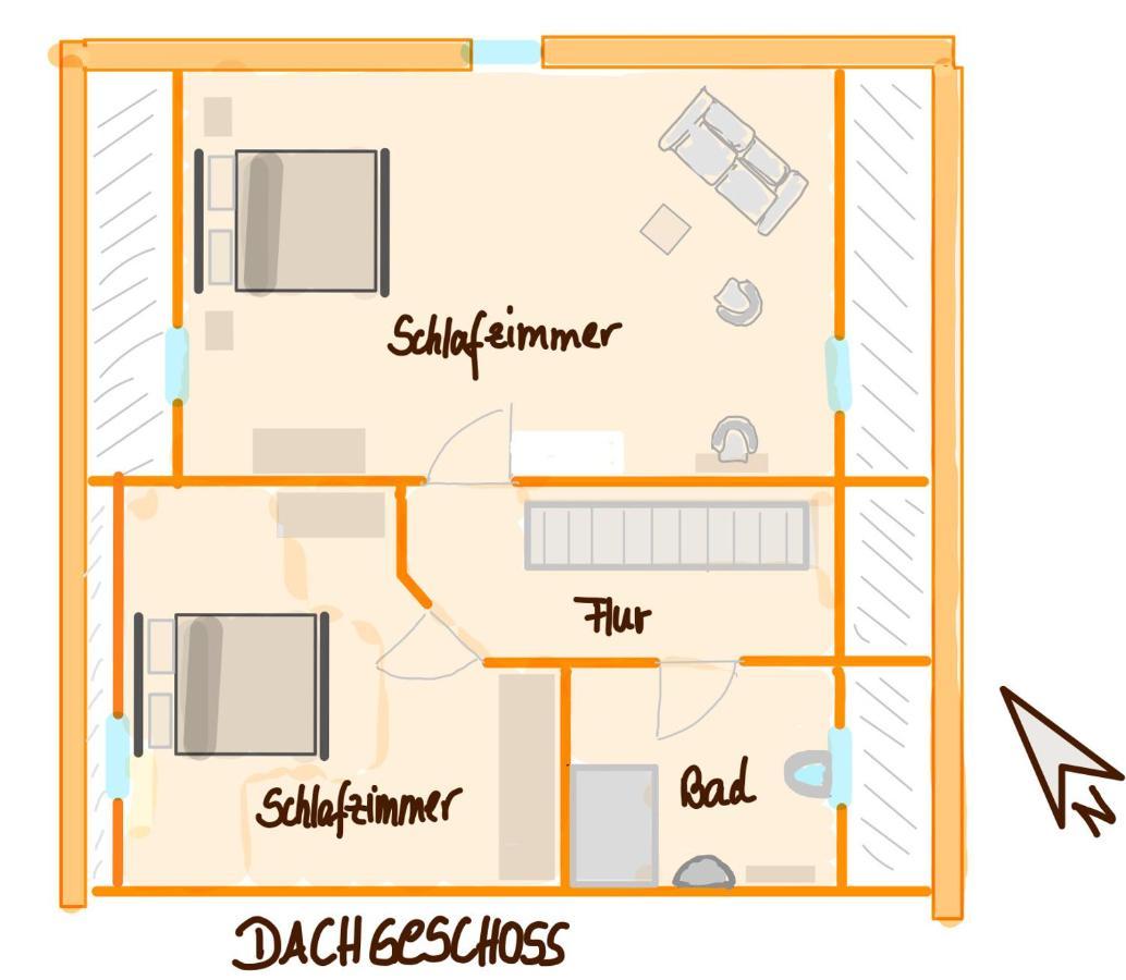 Forsthaus Zartwitzer Huette Apartment Rechlin Exterior photo